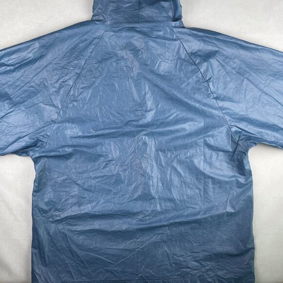 Frogg Toggs Rain Jacket Men L Blue Hooded Waterproof UL12104-12 Outdoor Packable - Picture 2 of 13